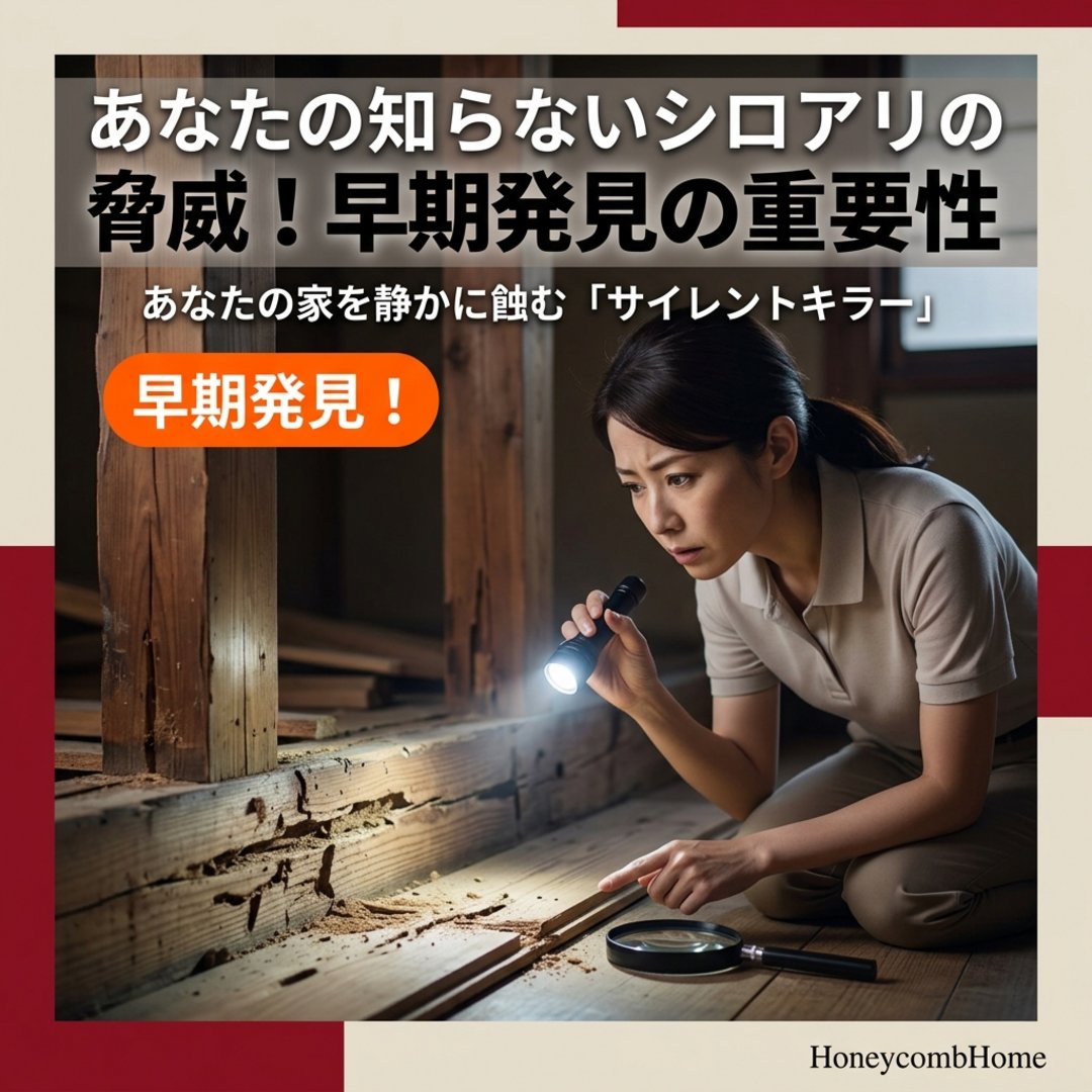 あなたの知らないシロアリの脅威！早期発見の重要性