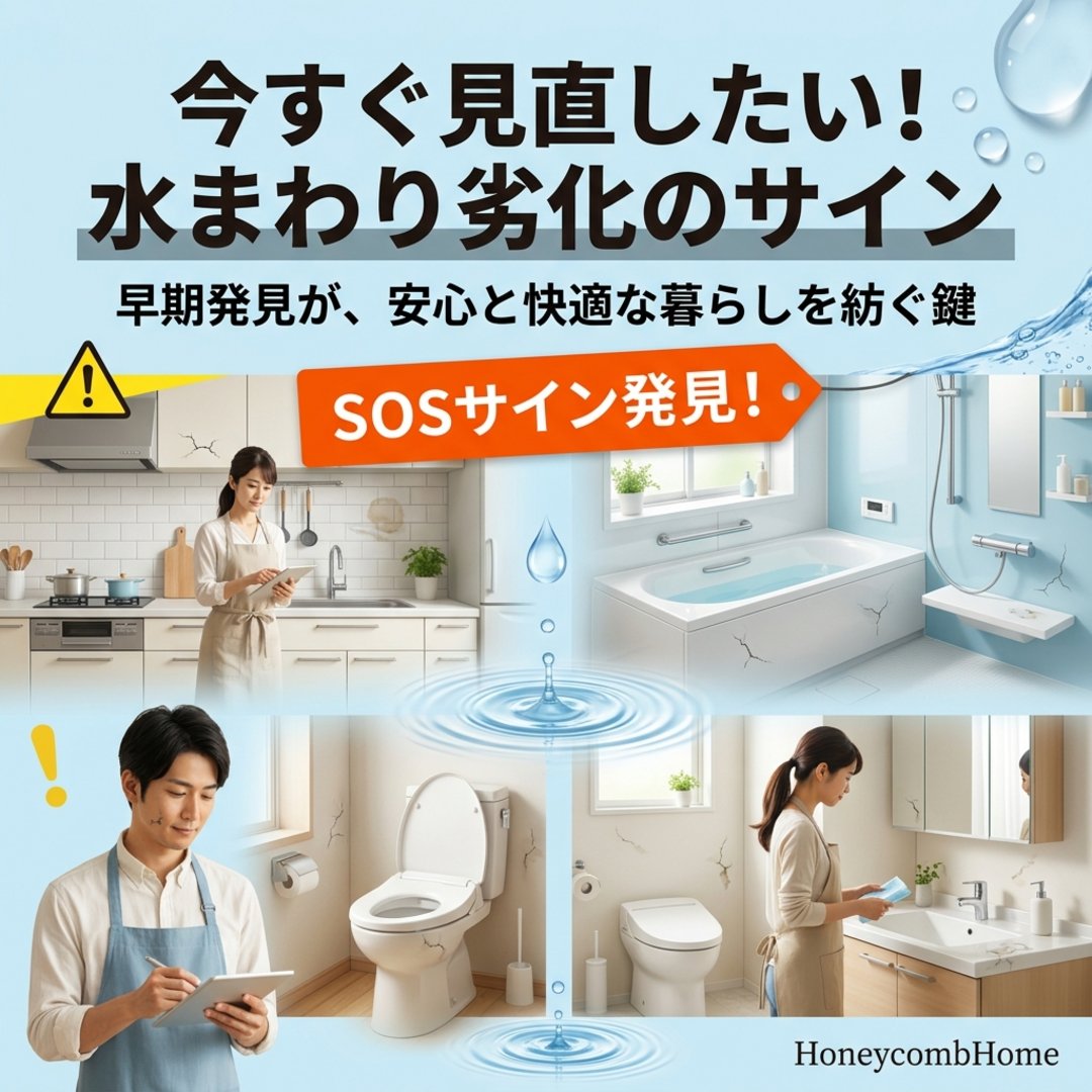 今すぐ見直したい！水まわり劣化のサイン