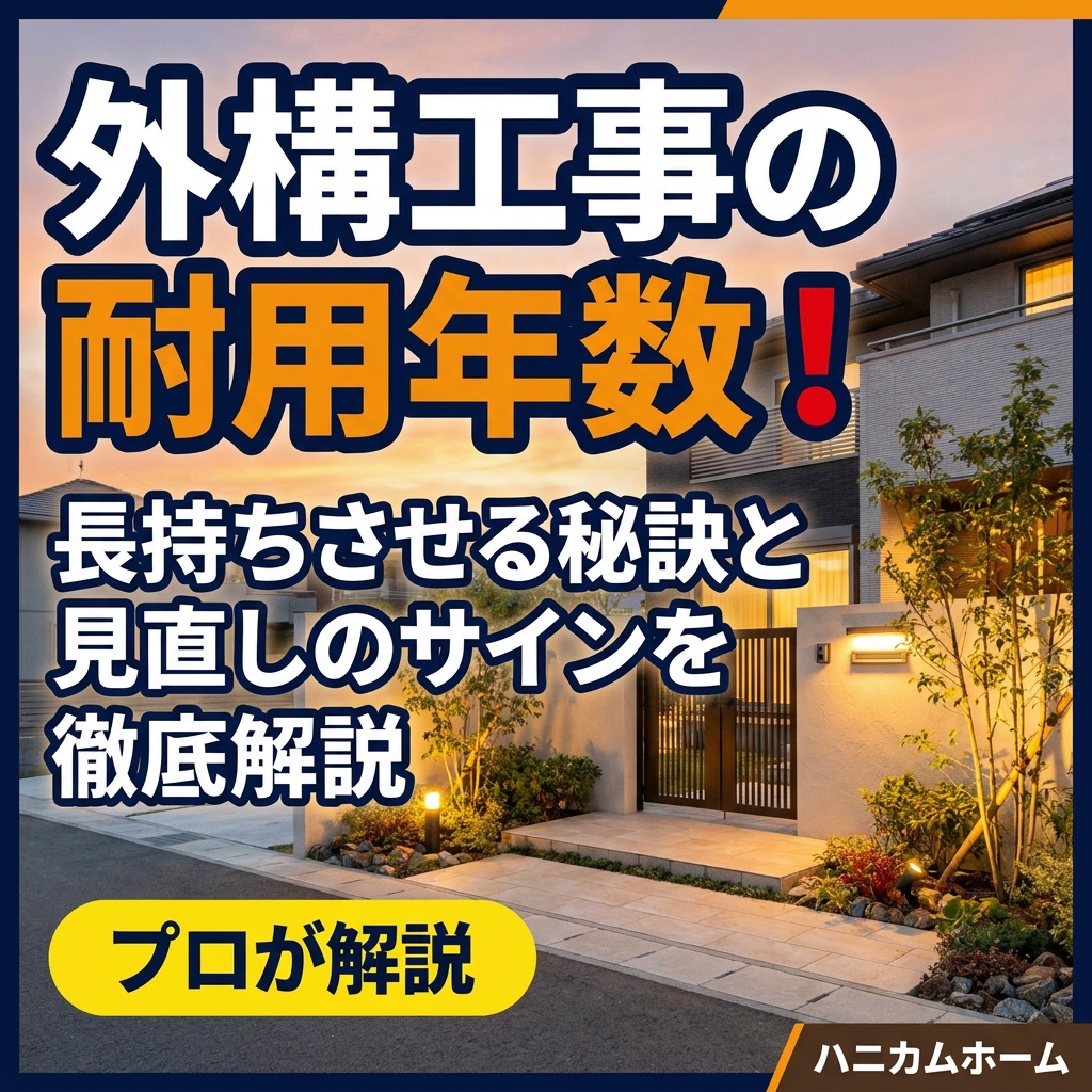 外構工事の耐用年数は？長持ちさせるためのメンテナンス方法