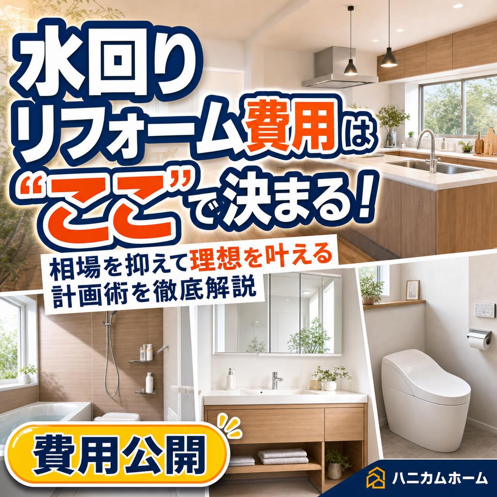 水回りリフォームの費用は
