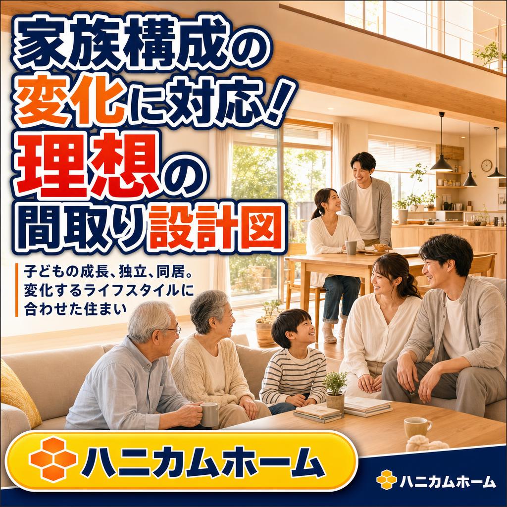 家族構成の変化に対応！間取り変更で叶える理想のライフスタイル設計図